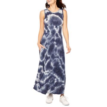 Vivi By Violet Weekend Sleeveless Tie Dye Shift Dress