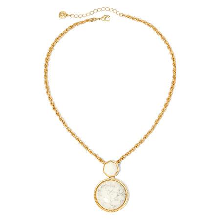 Monet Gold-tone Pendant Necklace