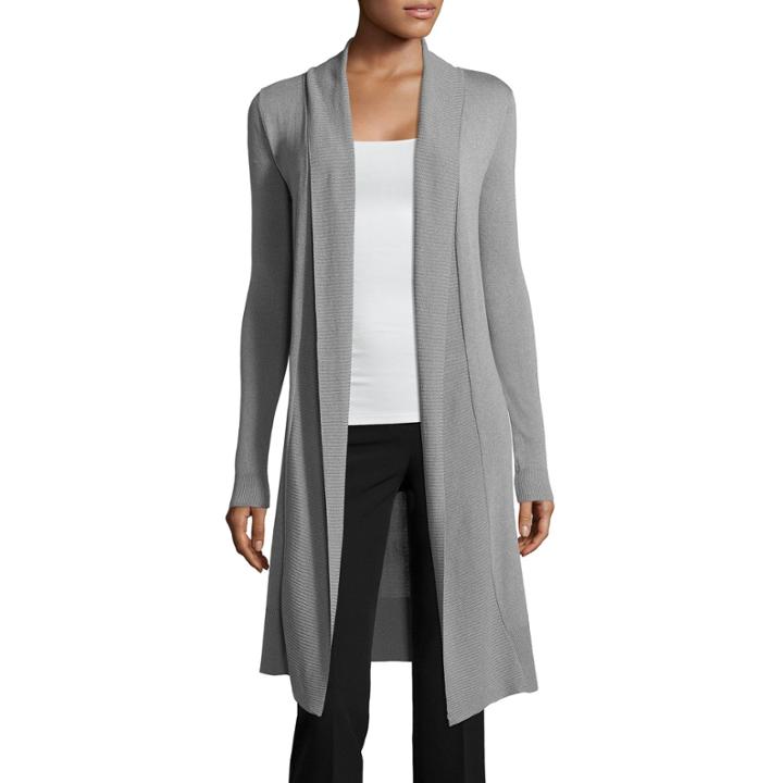 W Ls Long Placket Cardigan