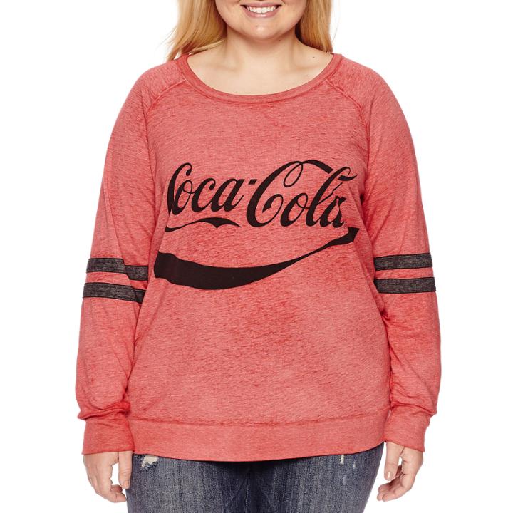 Burnout Sweatshirt- Juniors Plus