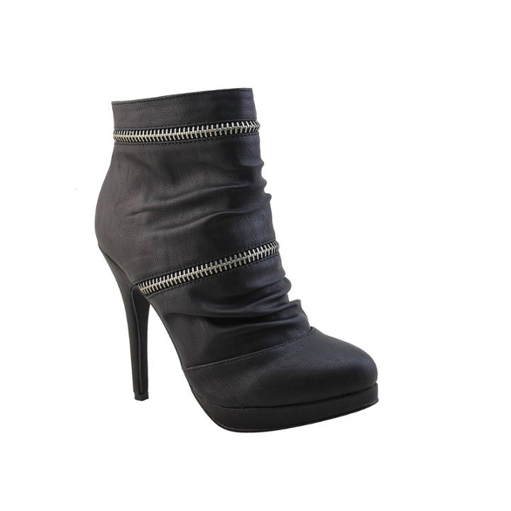 Michael Antonio Molly Zipper-detail Booties
