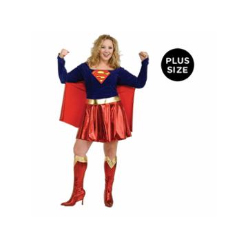 Supergirl Adult Plus Costume - Plus Size