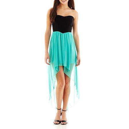 Speechless Strapless High-low Dress