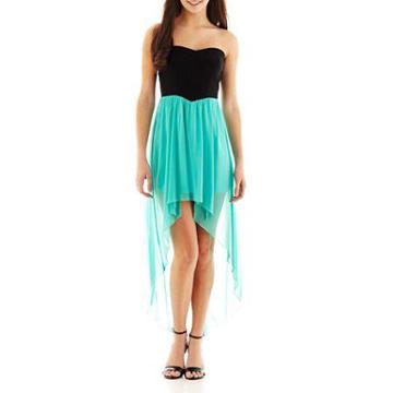 Speechless Strapless High-low Dress