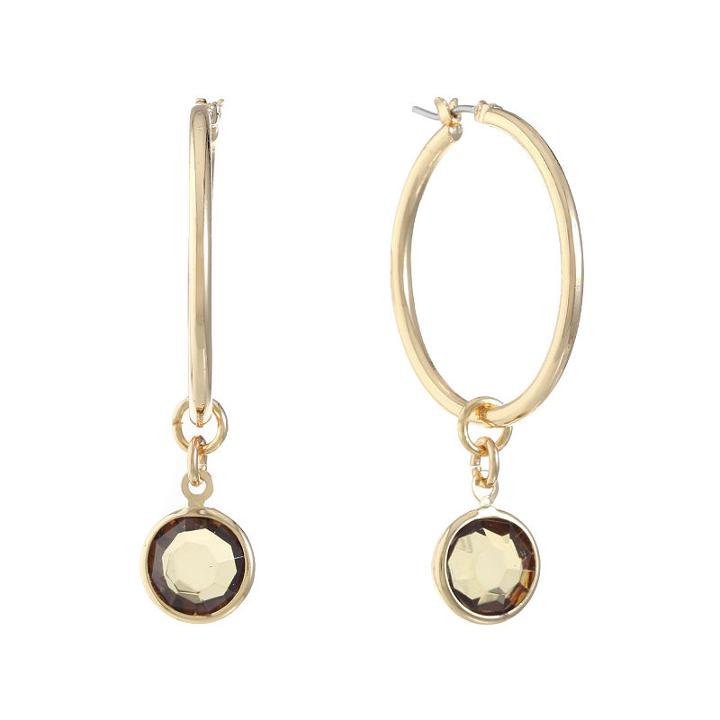Gloria Vanderbilt 30.8mm Hoop Earrings