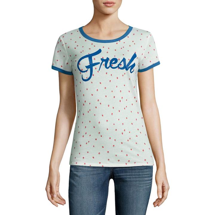 Arizona Fresh Strawberries Graphic T-shirt- Juniors