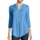 St. John's Bay Long-sleeve High-low Top