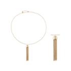 Liz Claiborne Womens Yellow Pendant Necklace