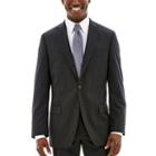 Claiborne Black Solid Stretch Suit Jacket - Classic Fit