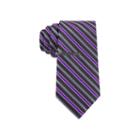 Jf J. Ferrar Mini- Striped Tie And Tie Bar Set - Extra Long