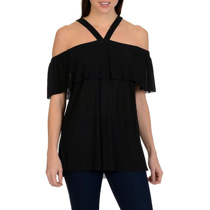 Larry Levine Short Sleeve Top
