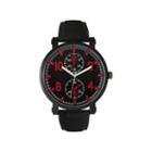 Olivia Pratt Mens Red And Black Silicone Watch 26525red