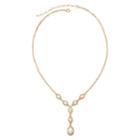 Vieste Simulated Pearl Gold-tone Y Necklace