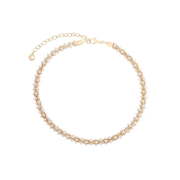 Gloria Vanderbilt Womens White Collar Necklace