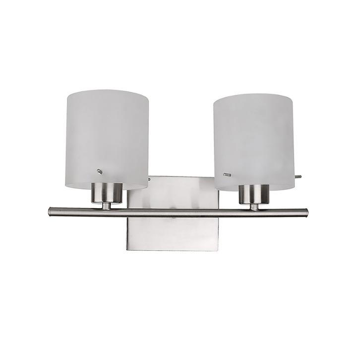 Dexter 2-light Silver Bath Vanity