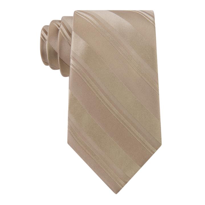 Stafford Open Stripe Solid Tie