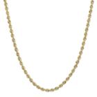 Infinite Gold&trade; 14k Yellow Gold 16 Or 36 Hollow Glitter Rope Chain