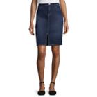 A.n.a Denim Midi Skirt - Tall 22.5