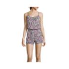 Arizona Elastic Waist Romper - Juniors