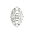 Crystal Sophistication&trade; Filigree Stone Clear Crystal Ring