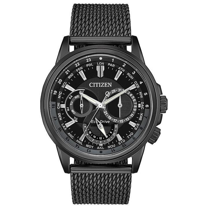 Citizen Mens Black Bangle Watch-bu2025-76e