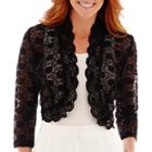 R & M Richards 3/4-sleeve Lace Bolero Shrug