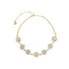Monet Jewelry Womens White Choker Necklace