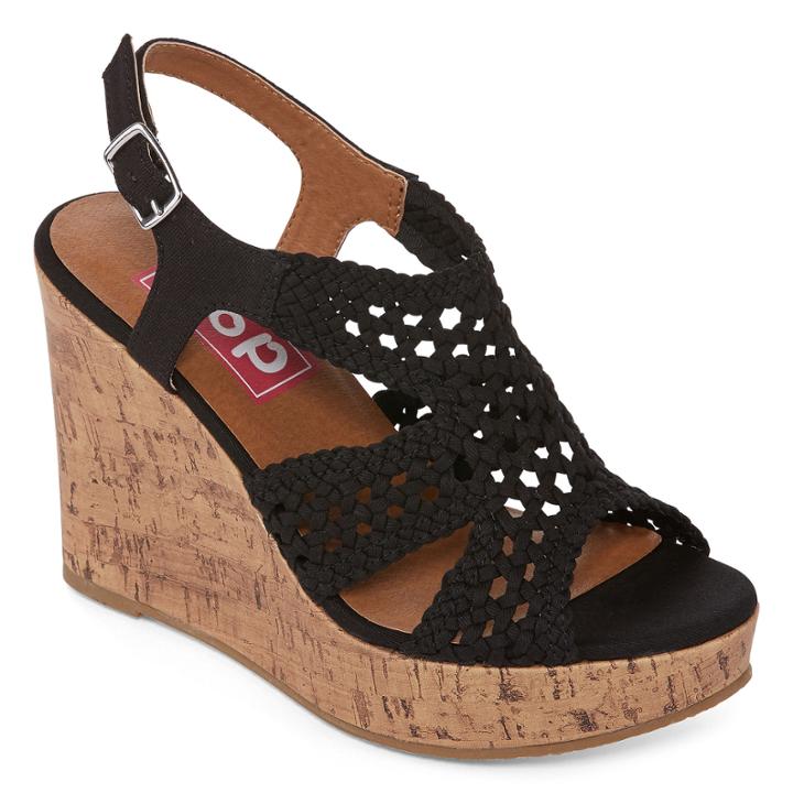 Pop Mai Womens Wedge Sandals