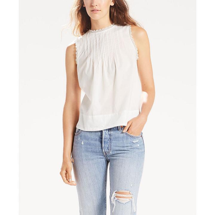 Levi's Short Sleeve Crew Neck Blouse
