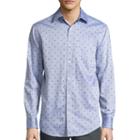 Claiborne Long Sleeve Pattern Button-front Shirt