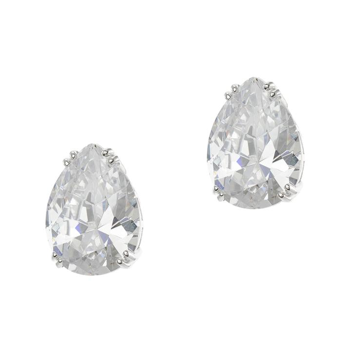 Cz By Kenneth Jay Lane 20 Ct. T.w. Pear-shaped Clip-on Earrings