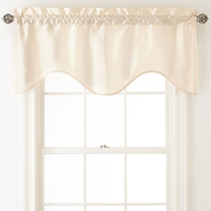 Plaza Thermal Interlined Rod-pocket Scalloped Valance