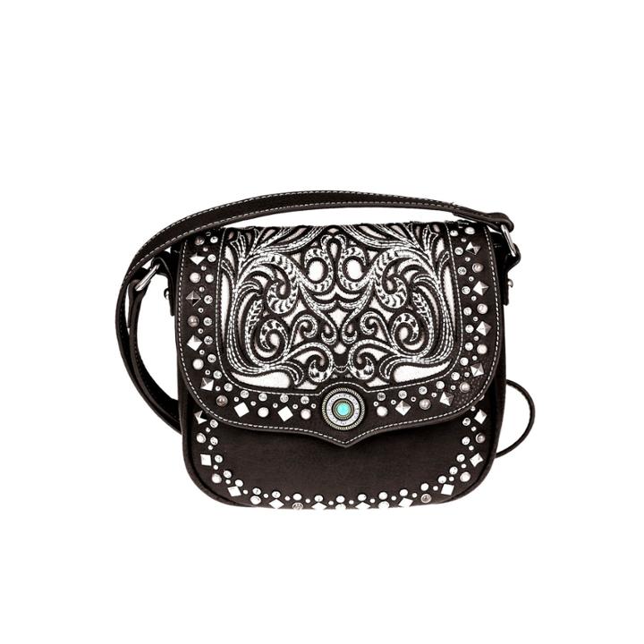 Montana West Ella Laser-cut Flap Crossbody Bag