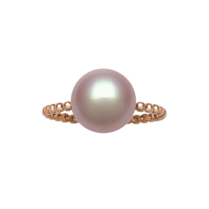 Cultured Freshwater Pearl Stacked-look Sterling Silver Ring