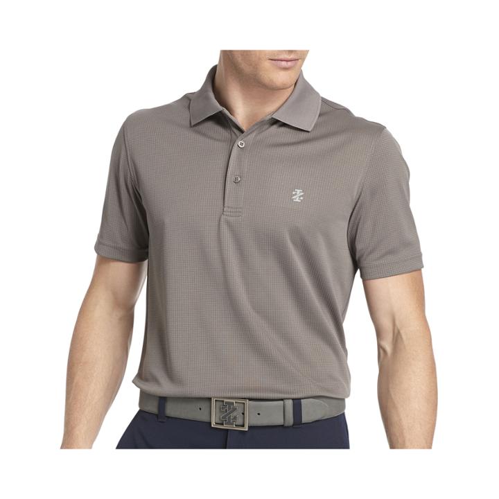 Izod Golf Short-sleeve Grid Polo Shirt