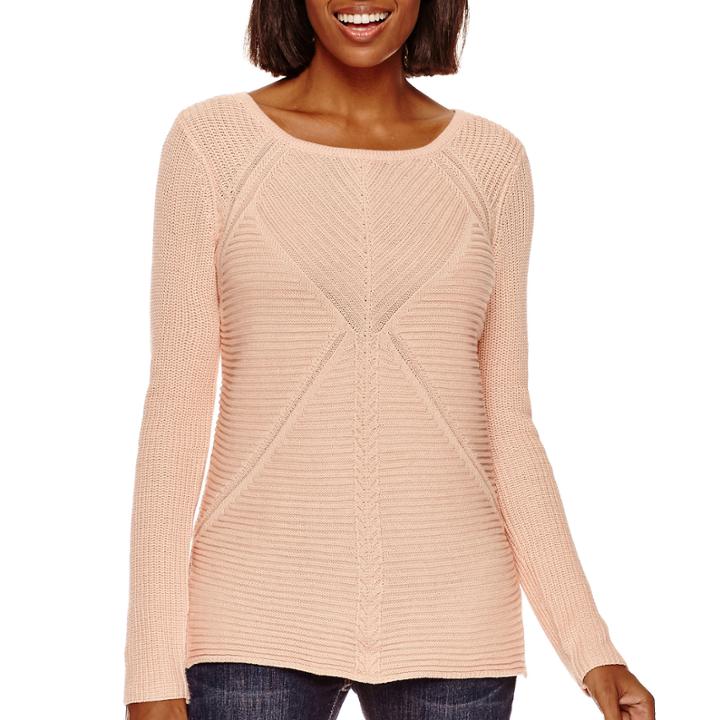 A.n.a Long-sleeve Crisscross Sweater - Tall