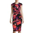 London Style Collection Short-sleeve Floral Sheath Dress - Petite