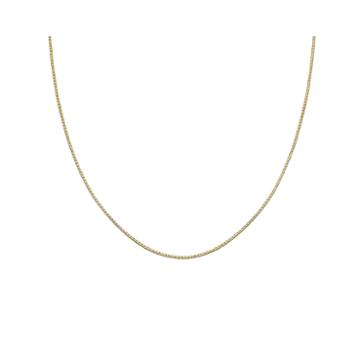 Gold Over Sterling Silver 30 Box Chain