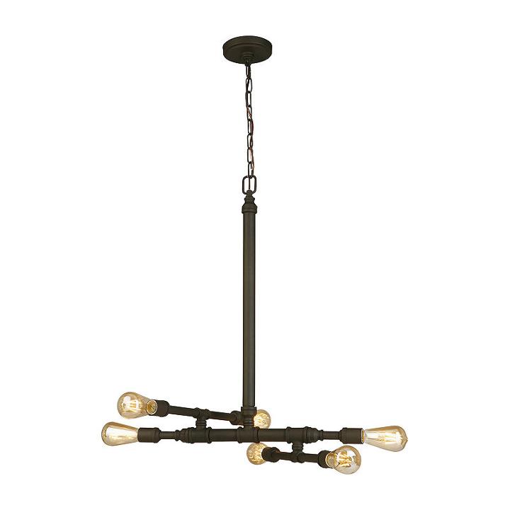 Eglo Wymer 6 Light 23 Inch Pendant Ceiling Light
