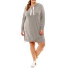 City Streets Long Sleeve Sweater Dress - Plus