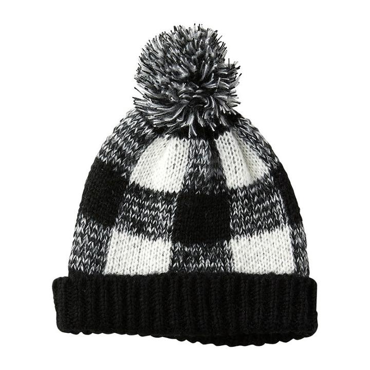 Tickled Pink Plaid Beanie
