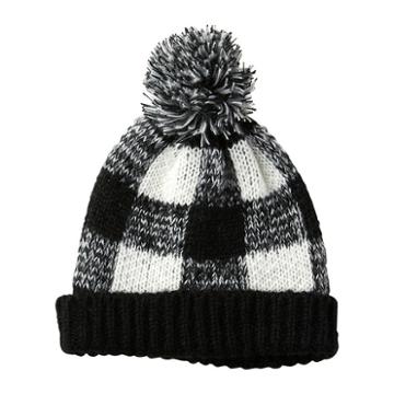 Tickled Pink Plaid Beanie