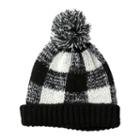 Tickled Pink Plaid Beanie