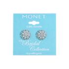 Monet Jewelry The Bridal Collection Clear Cubic Zirconia Stud Earrings