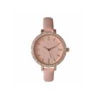 Olivia Pratt Womens Pink Strap Watch-15321pink