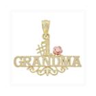 14k Two-tone Gold #1 Grandma Charm Pendant