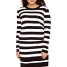 Belle + Sky Long-sleeve Striped Bodycon Top