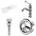 48-in. W 1 Hole Ceramic Top Set In White Color - Cupc Faucet Incl. - Overflow Drain Incl.