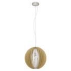 Eglo Cossano 1-light 20 Inch Matte Nickel Pendantceiling Light