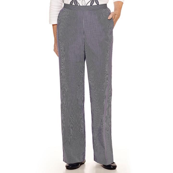 Alfred Dunner Sausalito Pinstripe Pants